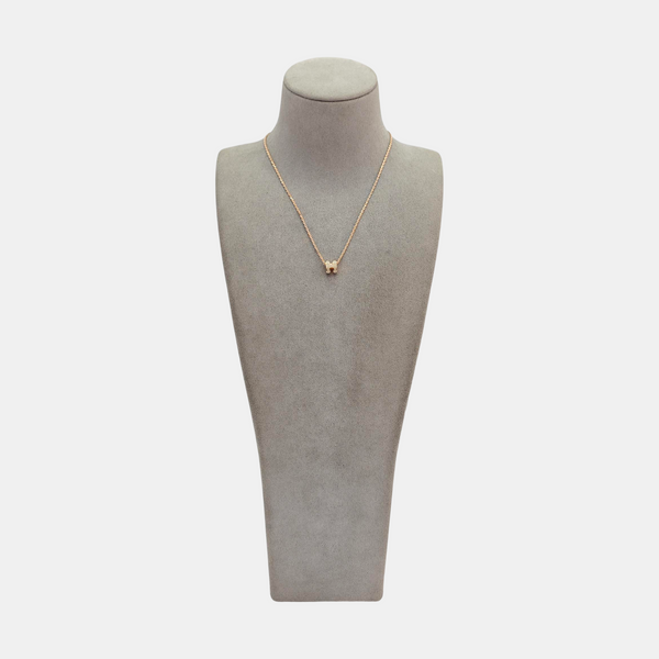 Pop H Metal Rose Gold Necklace