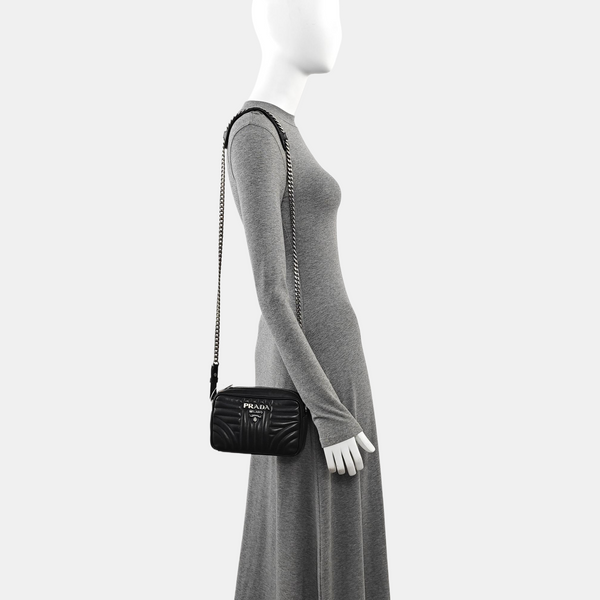 Diagramme Quilted Lambskin Black