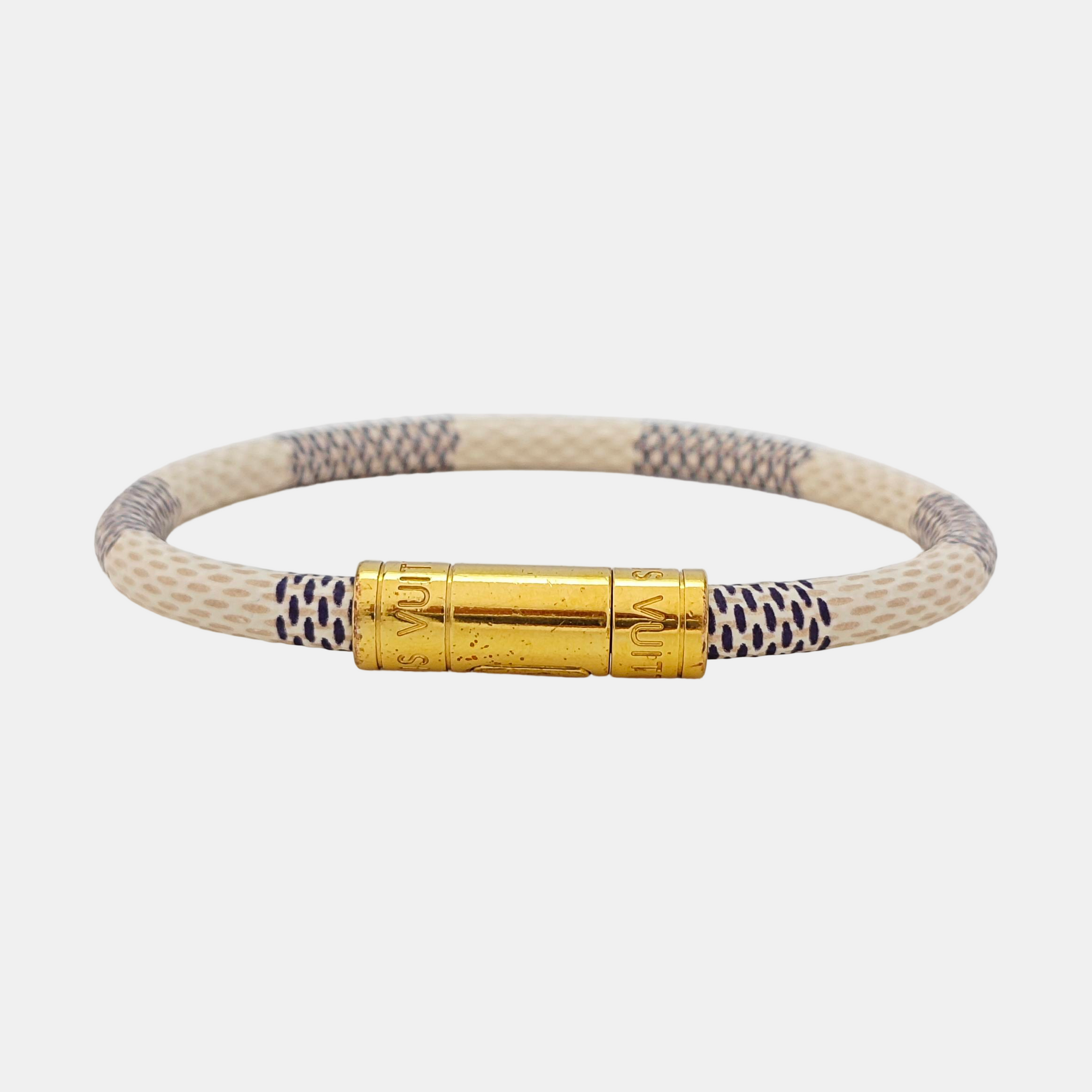 KEEP IT Coated Canvas White Bangle