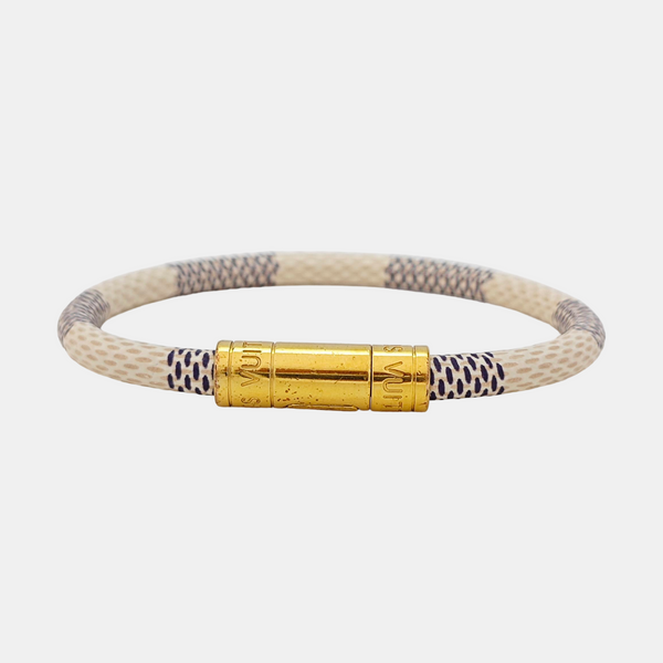 KEEP IT Coated Canvas White Bangle