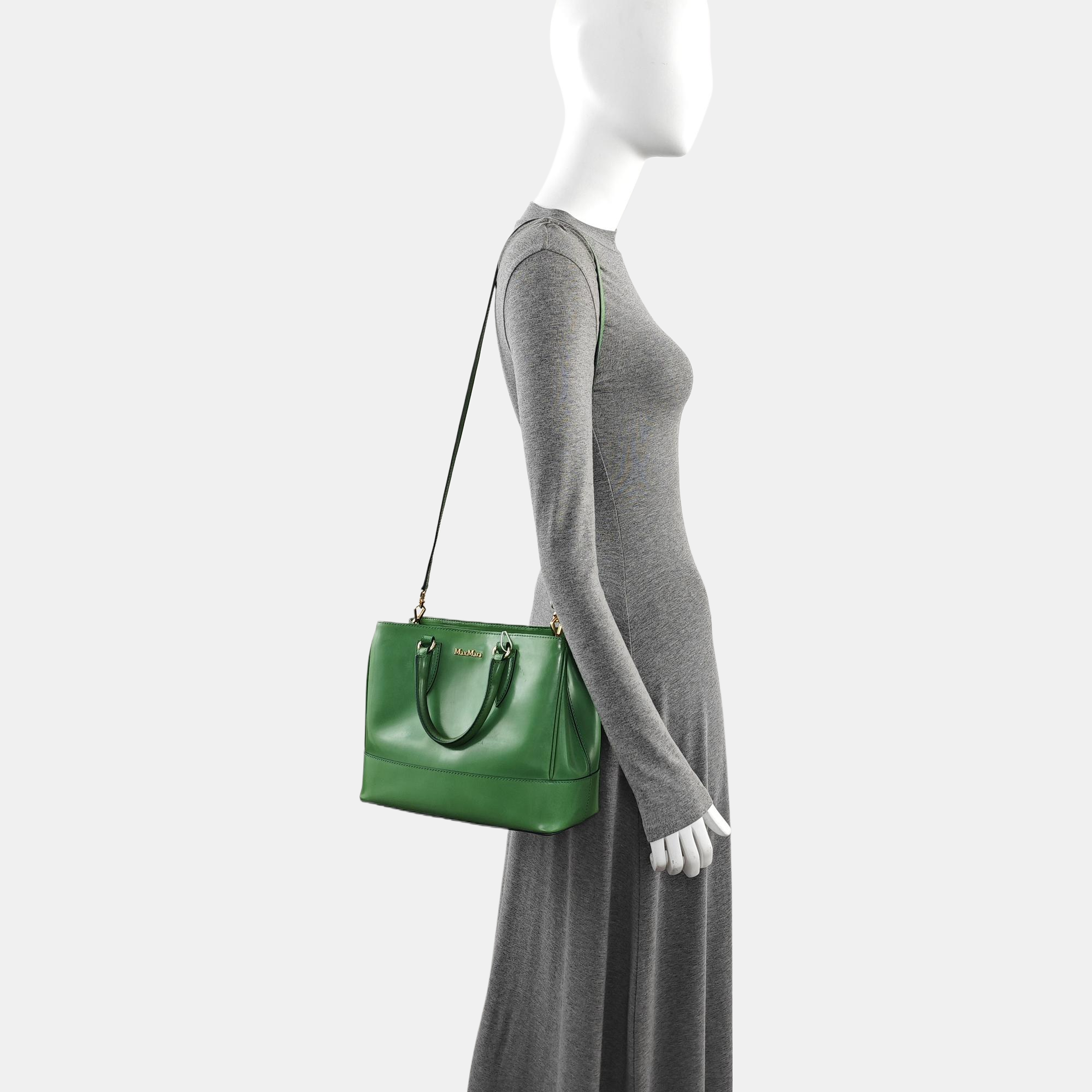Calfskin Shoulder Bag Green