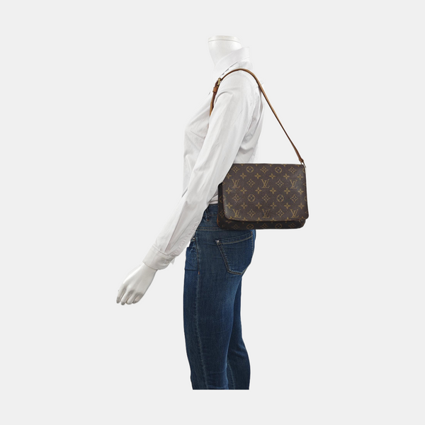 MUSETTE TANGO Monogram Coated Canvas Brown