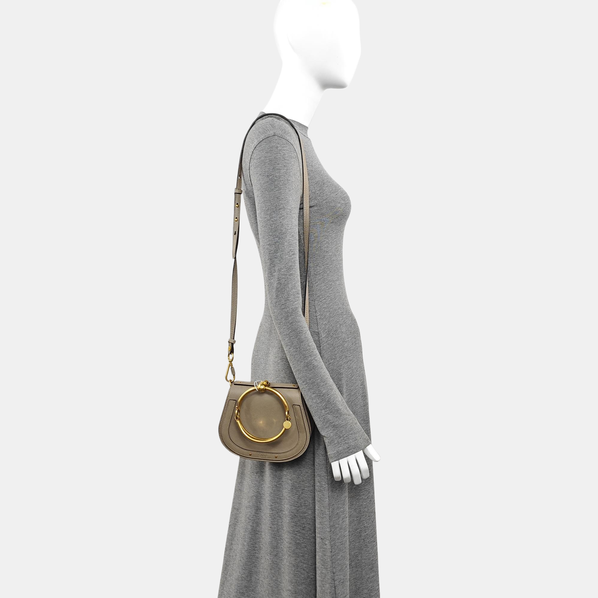 Nile Small Calfskin Gray