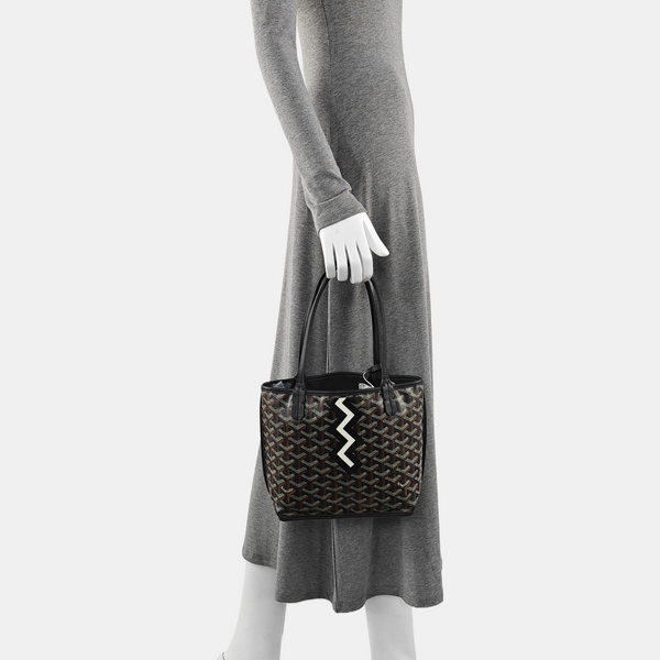 Anjou Mini Coated Canvas Black