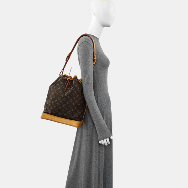 NOÉ GM Monogram Coated Canvas Brown