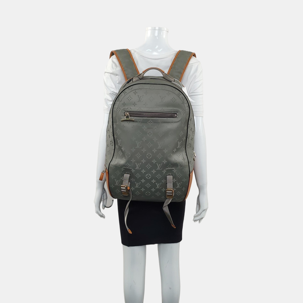 Monogram Coated Canvas PM Gray