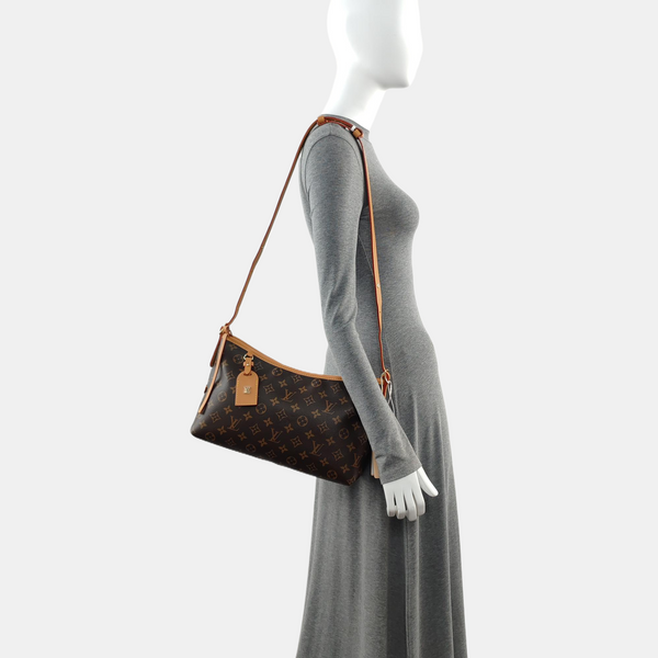 CARRYALL MM Monogram Coated Canvas Brown
