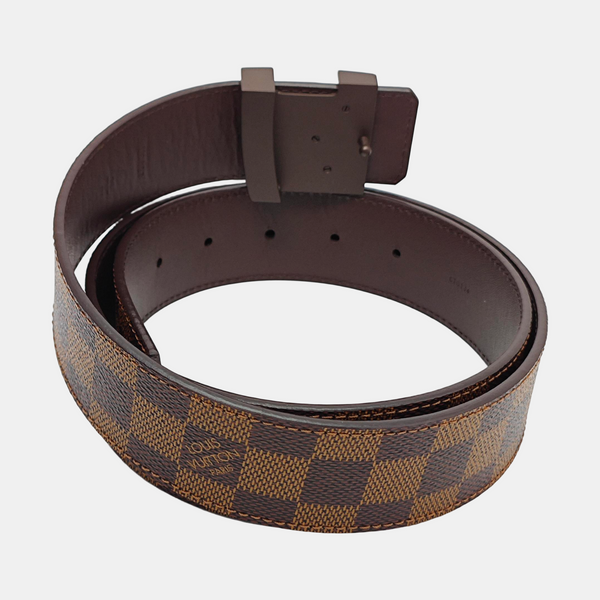 Coated Canvas Belt Brown