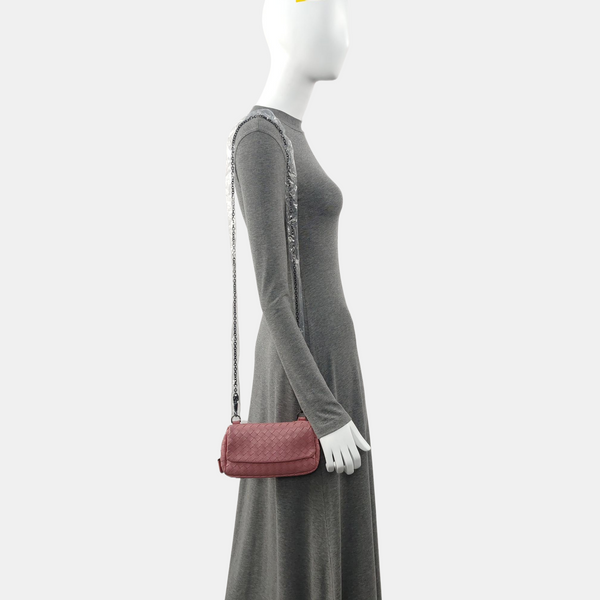 Lambskin Crossbody Bag Pink