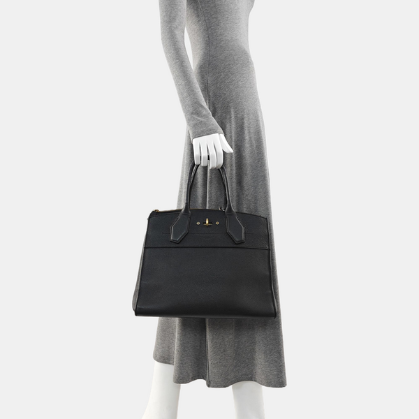 CITY STEAMER MM Calfskin Black