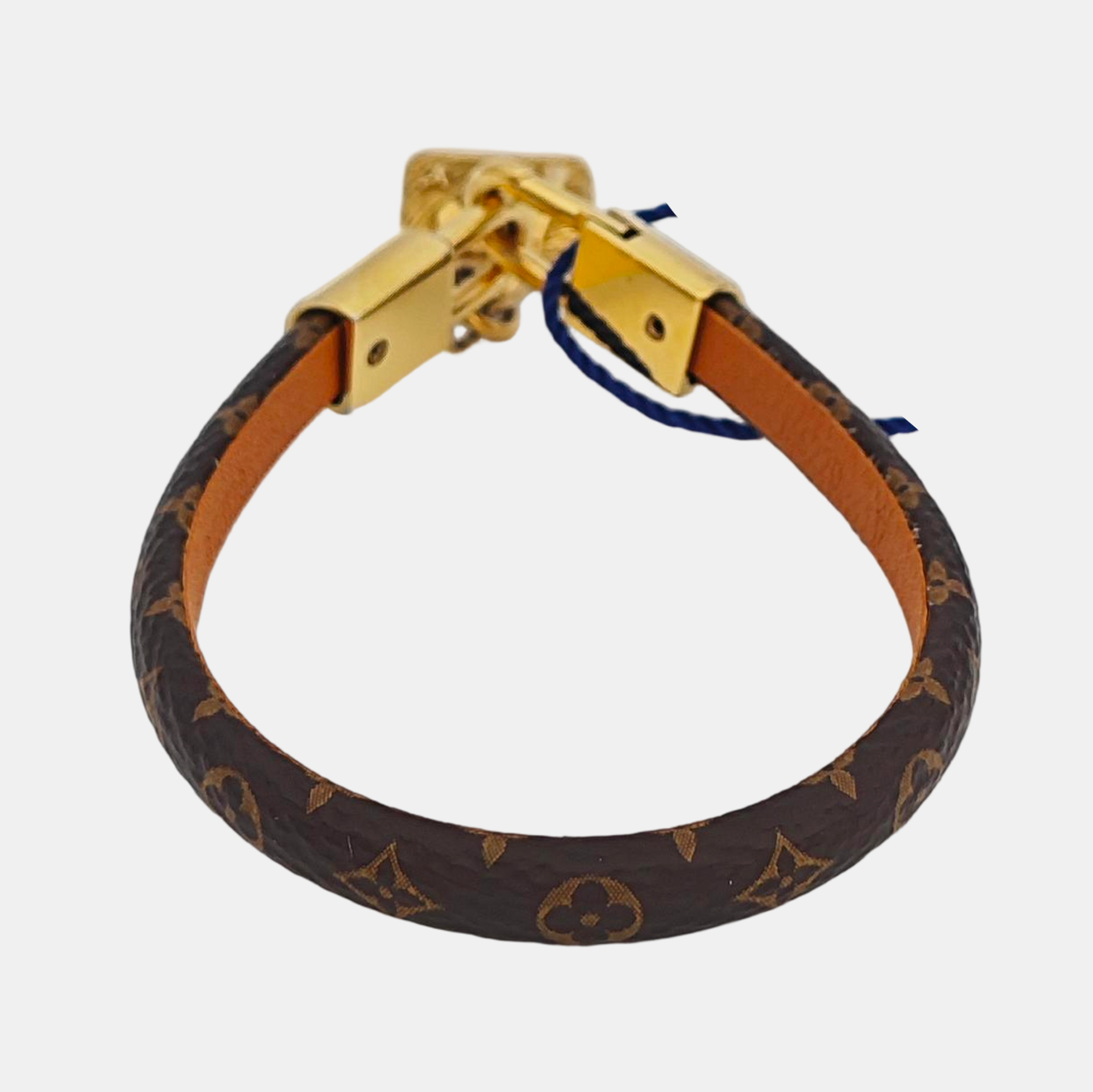Brazalete ALMA de cuero marrón
