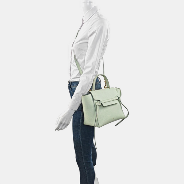 BELT Micro Calfskin Green