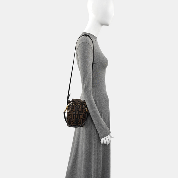 Mon Tresor Mini Monogram Calfskin Brown