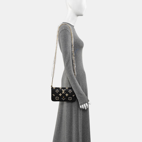 FÉLICIE Monogram Calfskin Black