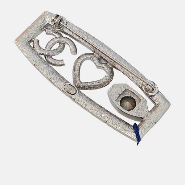 Metal Silver Brooch