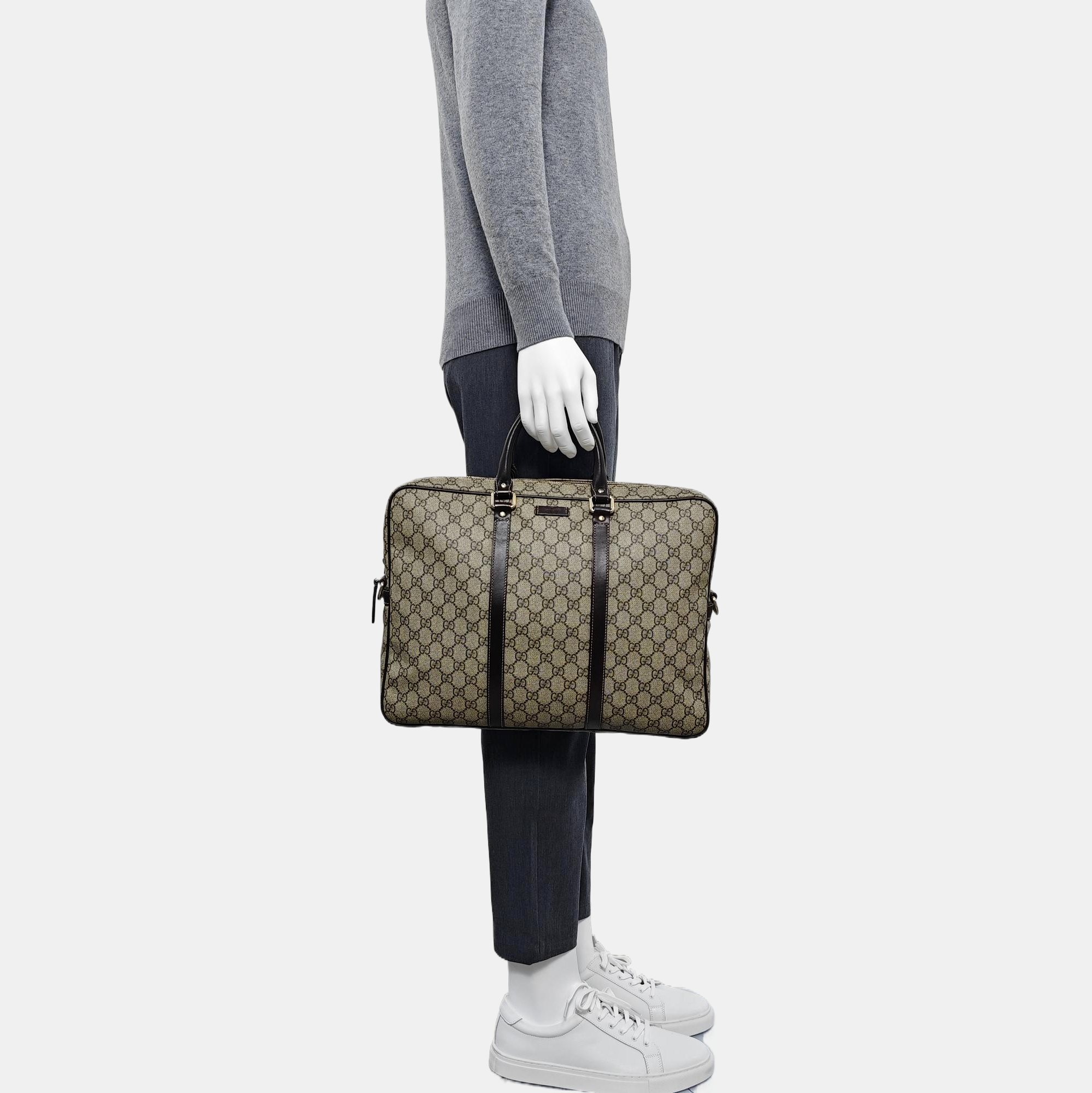 Duffle Monogram Coated Canvas Beige