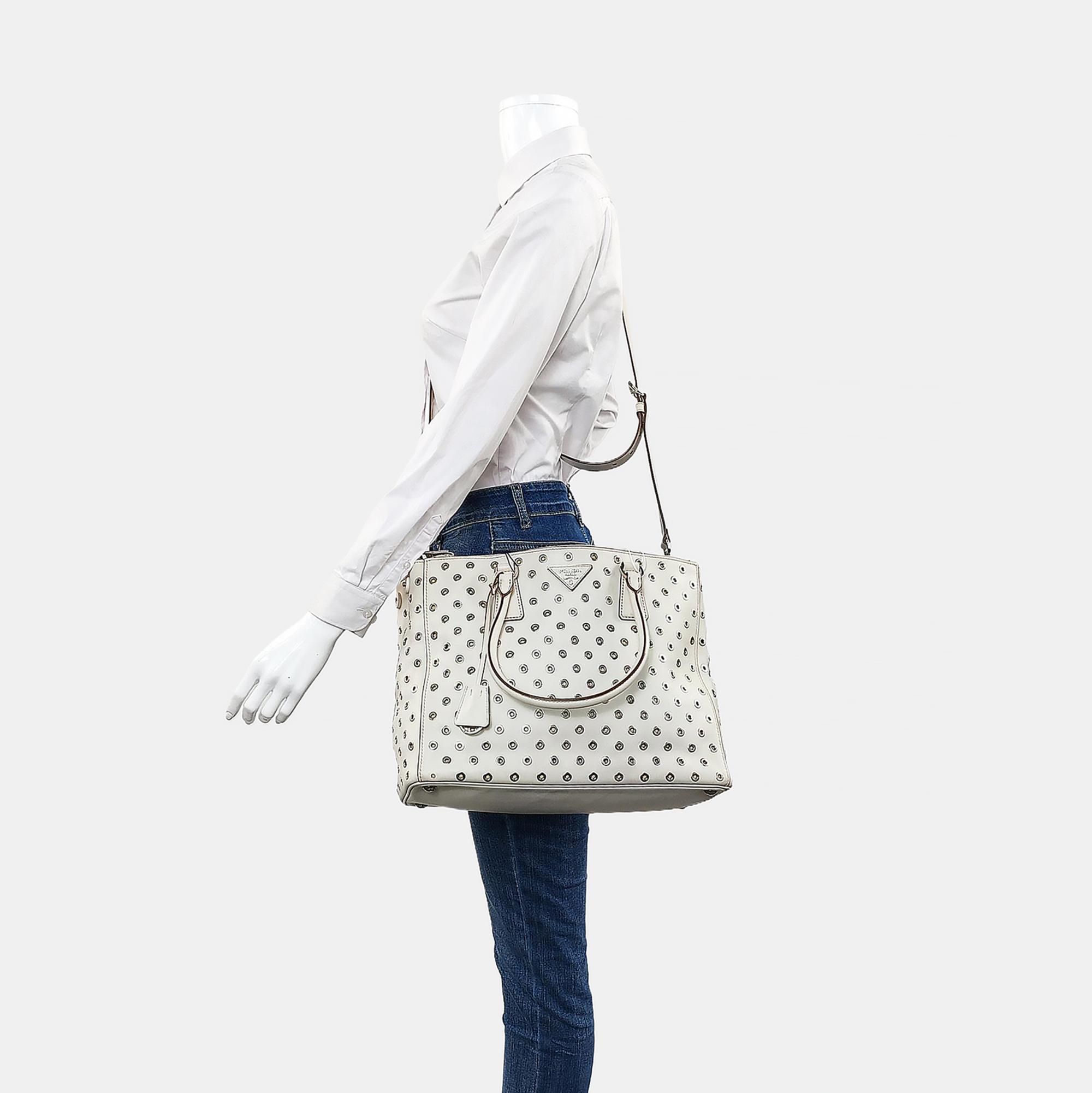 Calfskin Tote Bag White