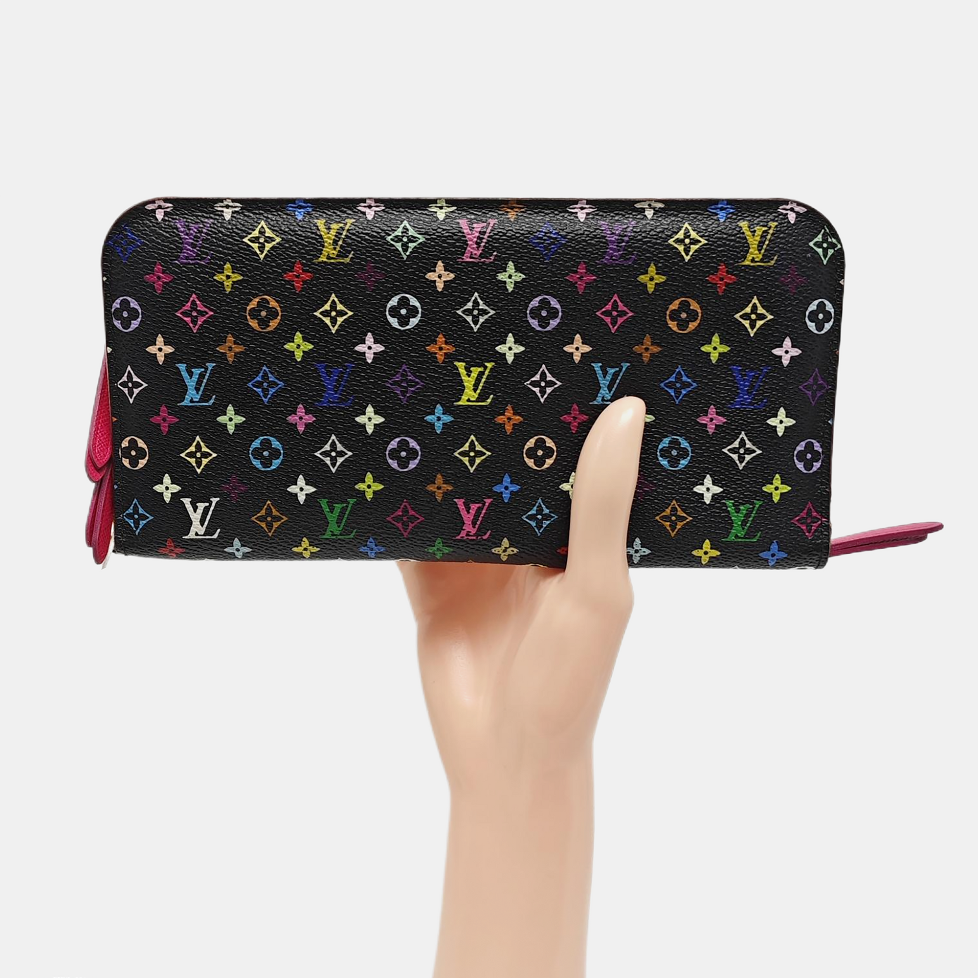LV × TM INSOLITE Monogram Coated Canvas Black Wallet