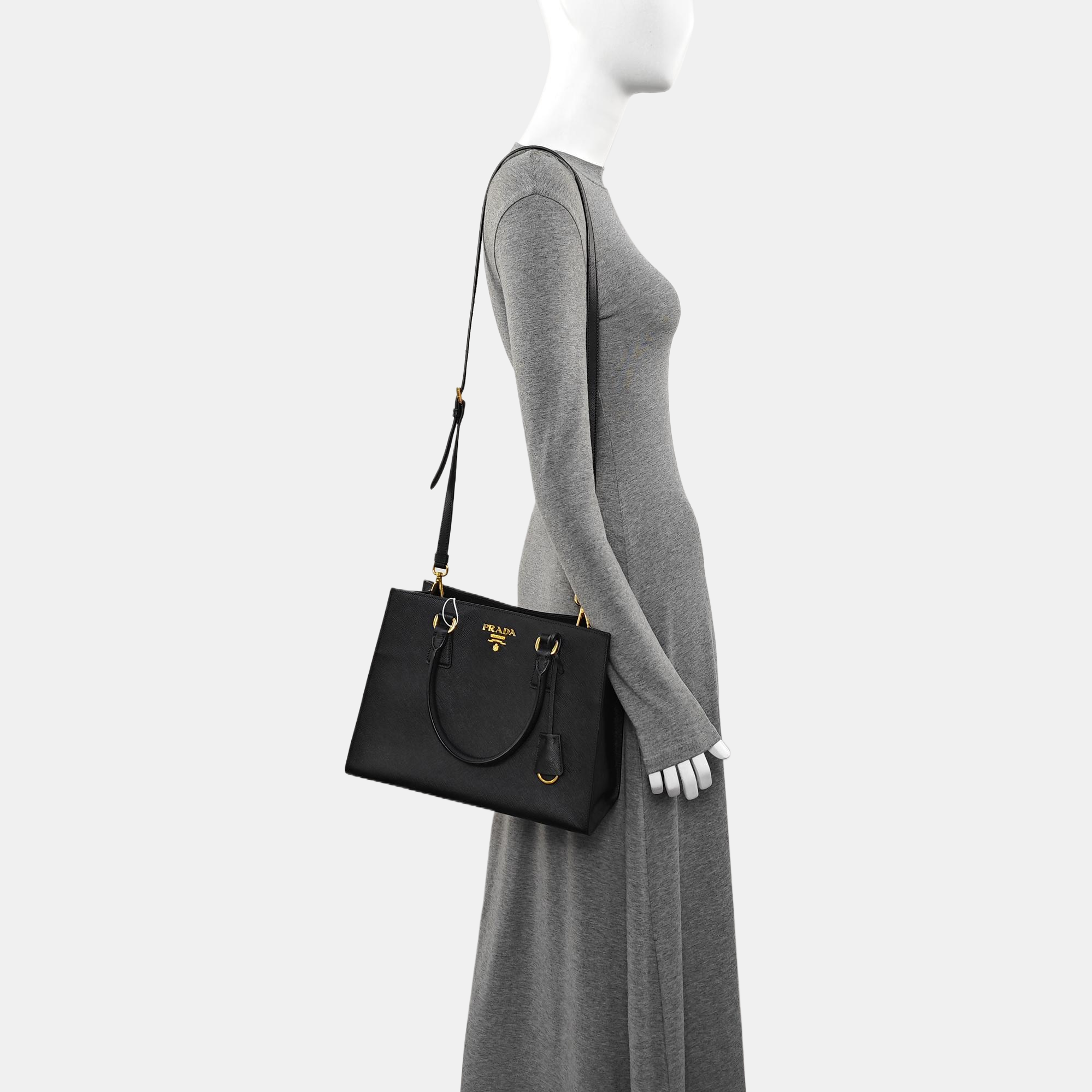Bibliothèque Saffiano Calfskin Black