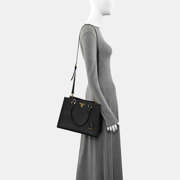 Bibliothèque Saffiano Calfskin Black