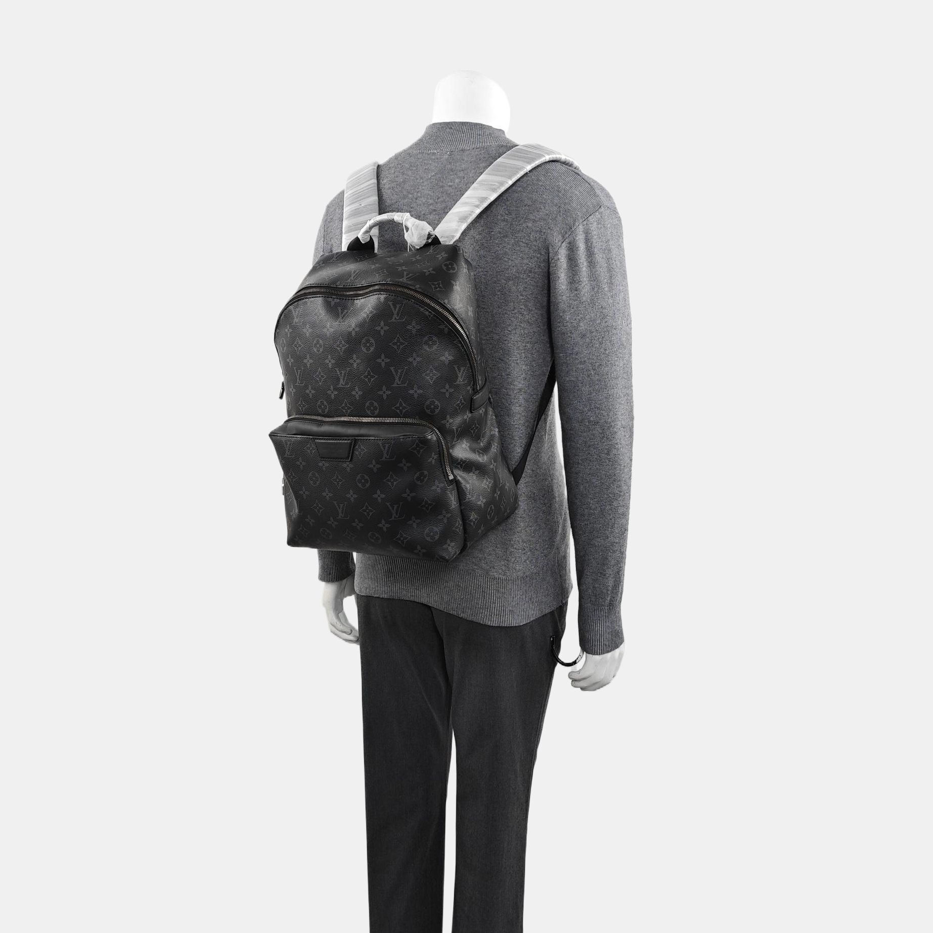 DISCOVERY Monogram Coated Canvas Gray