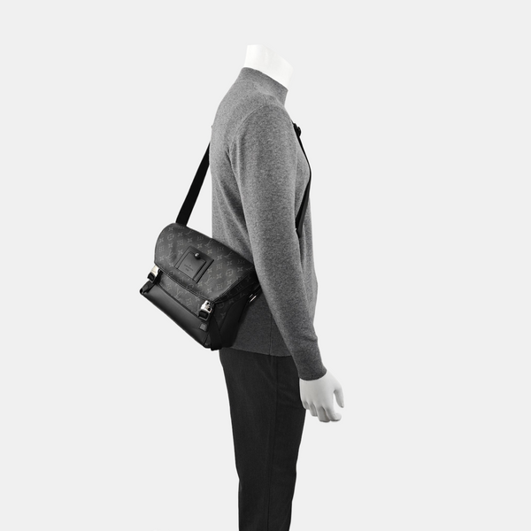 VOYAGER PM Monogram Coated Canvas Black