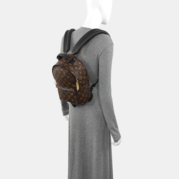 PALM SPRINGS PM Monogram Coated Canvas Brown