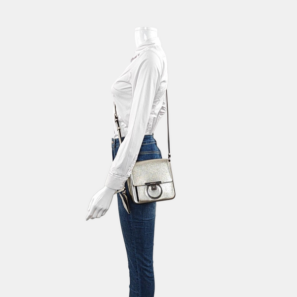 Gancino Calfskin Silver