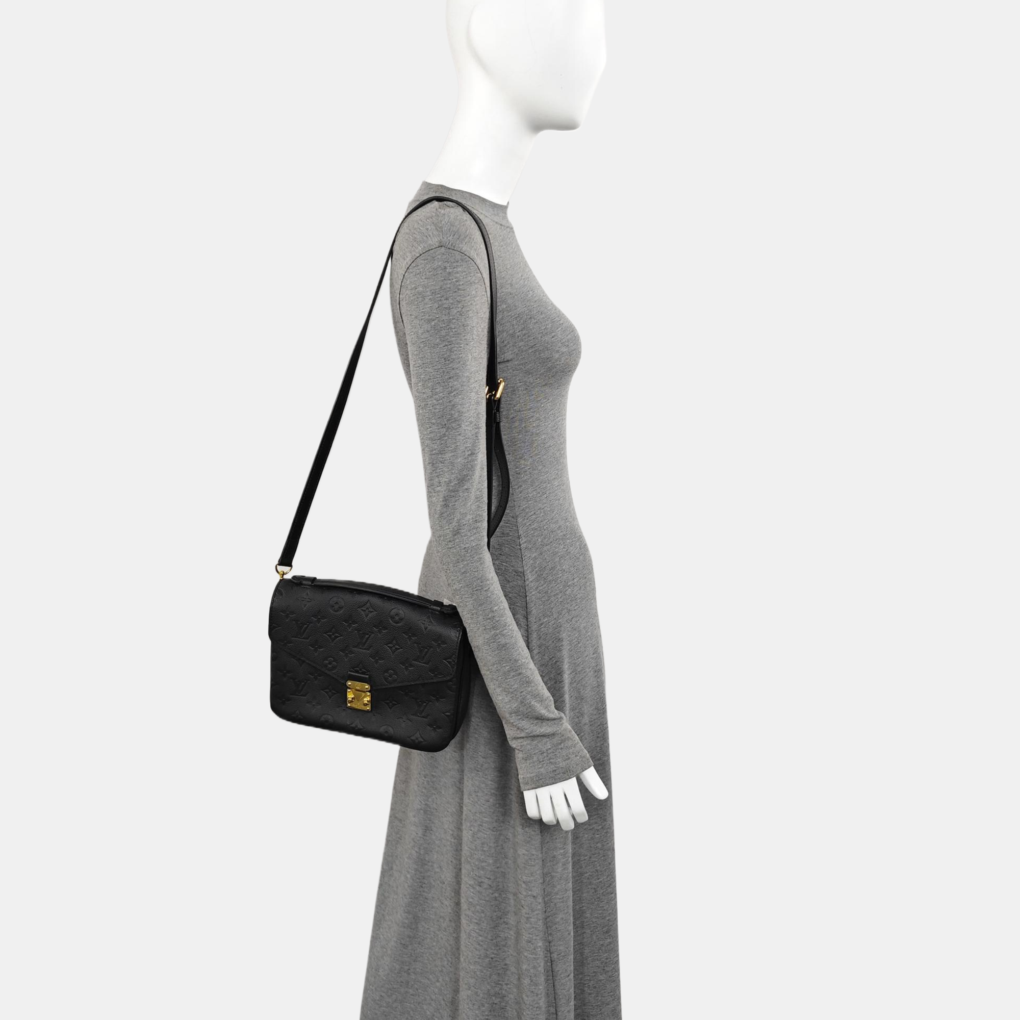 MÉTIS MM Monogram Calfskin Black