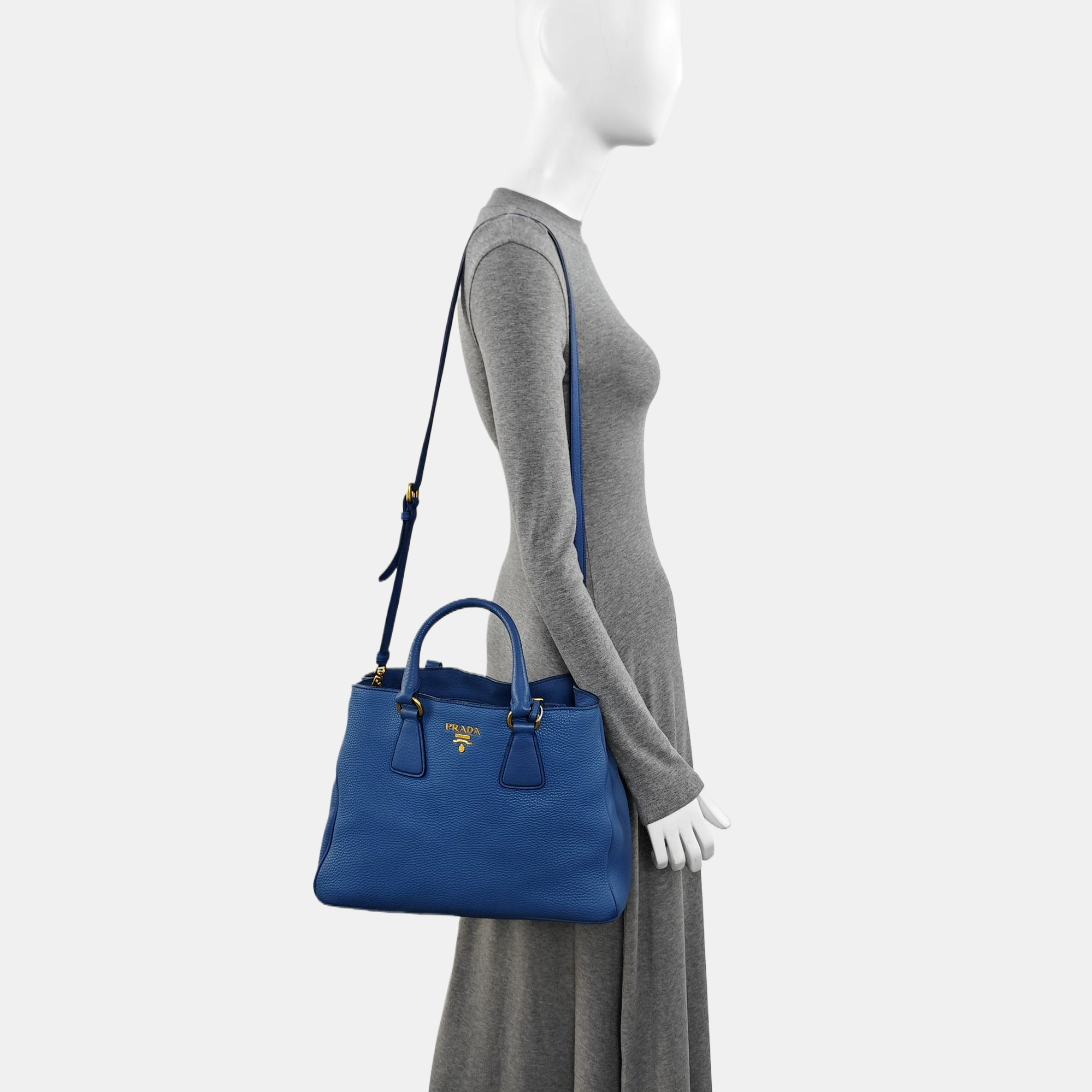 Calfskin Tote Bag Blue