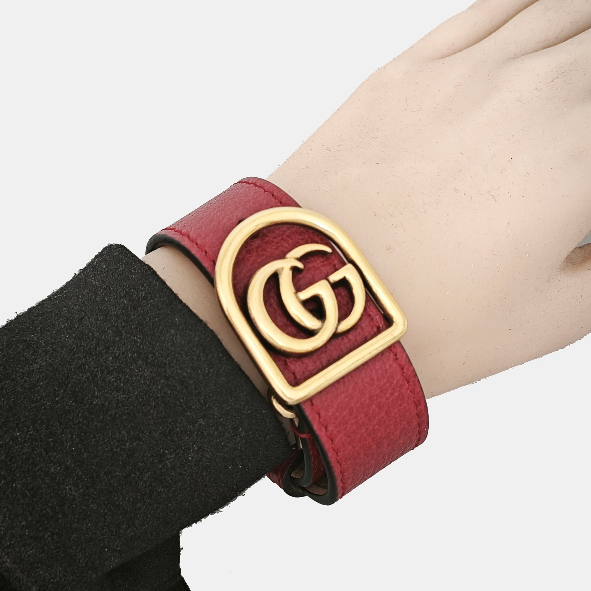 GG Marmont Metal Red Bracelet