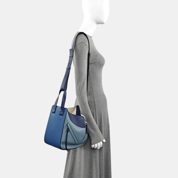 Hammock Small Calfskin Blue