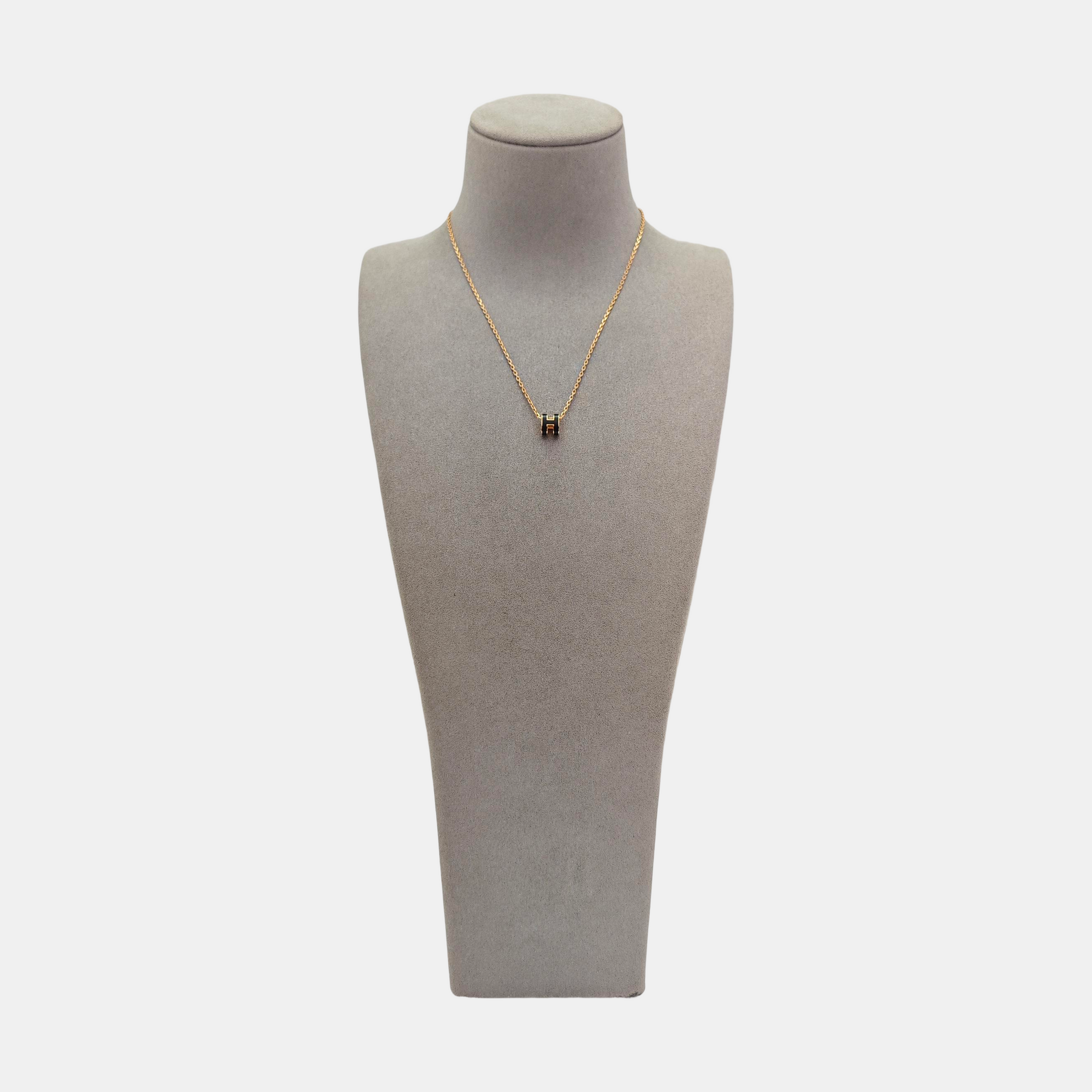 Pop H Metal Rose Gold Necklace