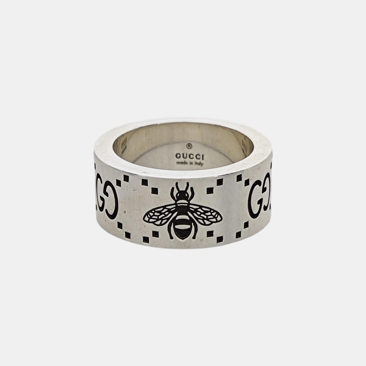 Ghost 925 Sterling Silver Ring EU 51