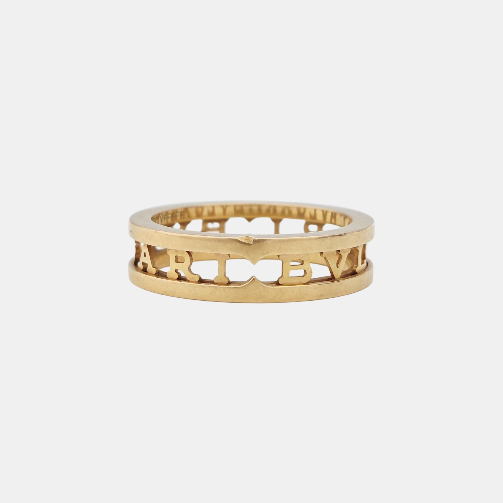 B.ZERO1 18k Rose Gold Ring EU 59