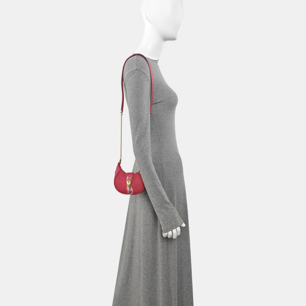 SERPENTI ELLIPSE Mini Calfskin Red