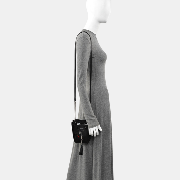 Calfskin Bucket Bag Black