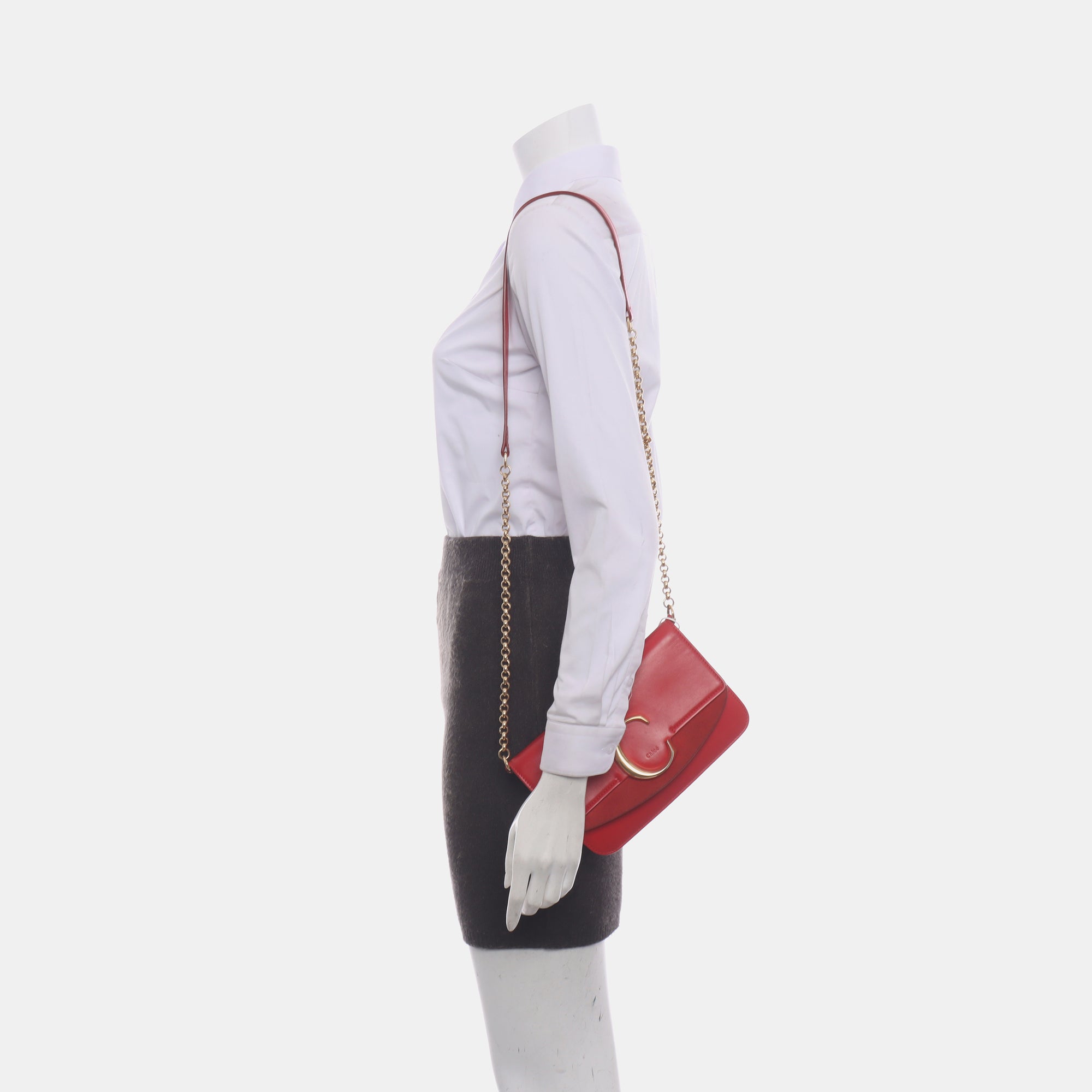 Chloé C Calfskin Red