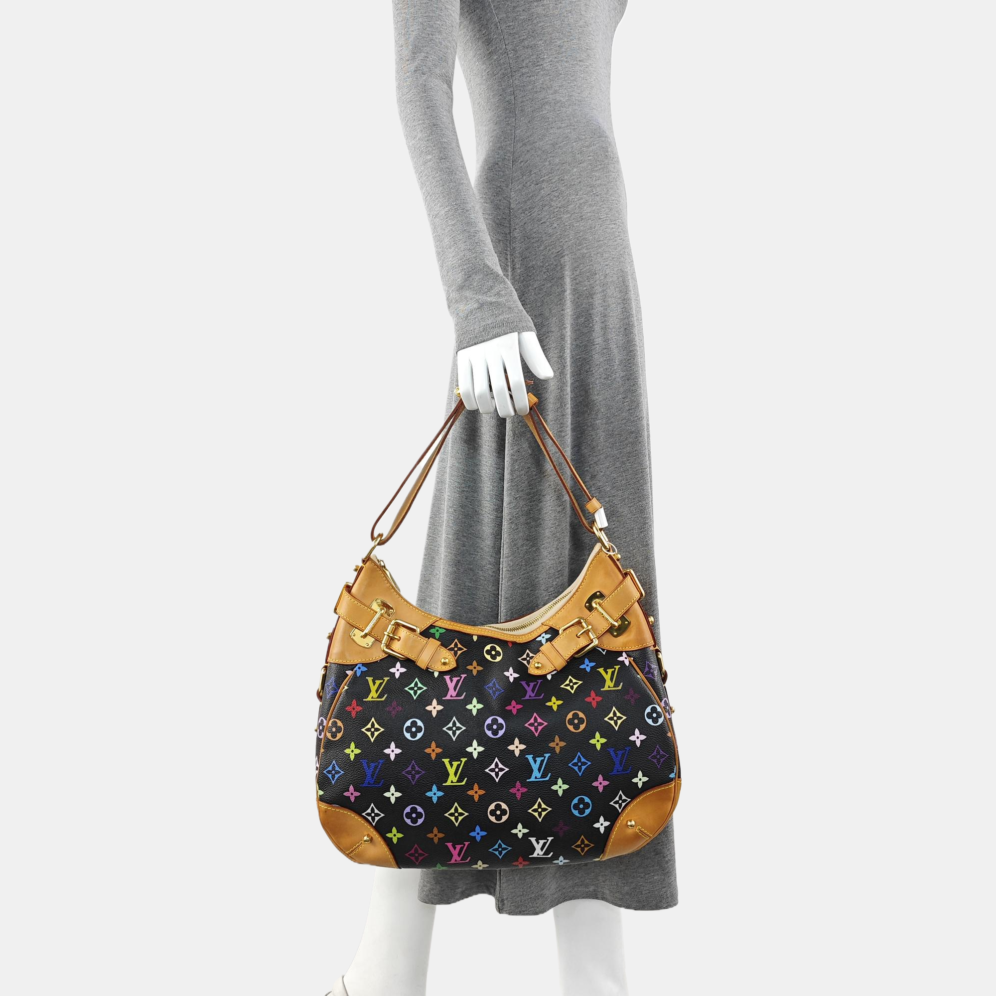 LV × TM GRETA Monogram Coated Canvas Black