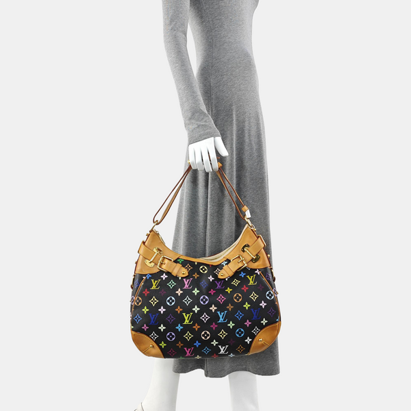 LV × TM GRETA Monogram Coated Canvas Black