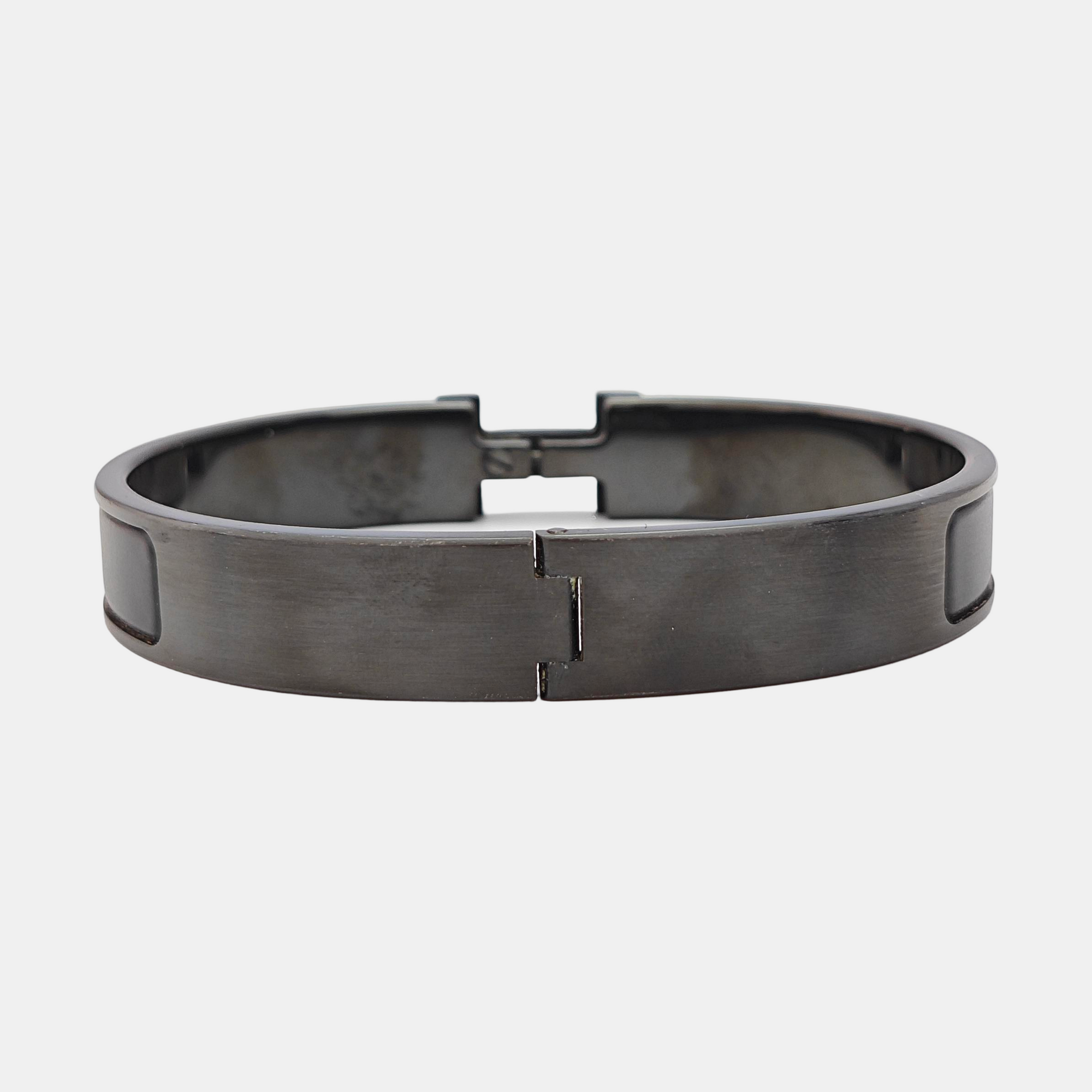 Clic Hh Metal Black Bangle
