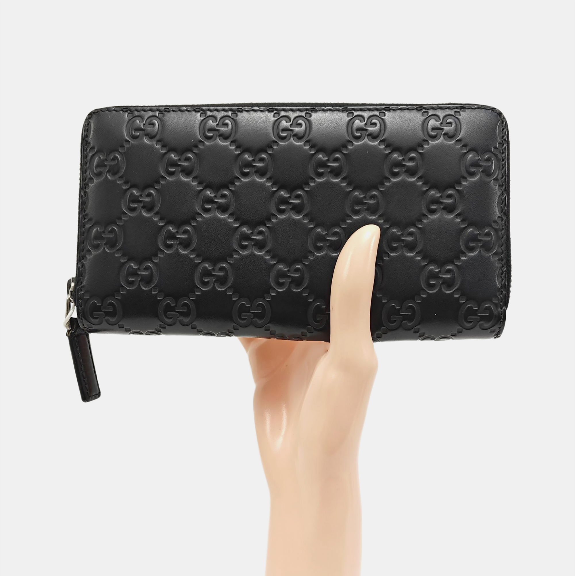 Monogram Calfskin Wallet Black