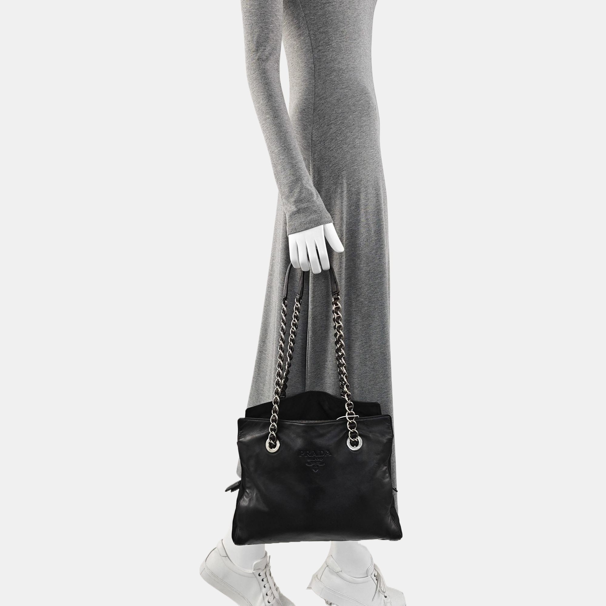 Calfskin Tote Bag Black
