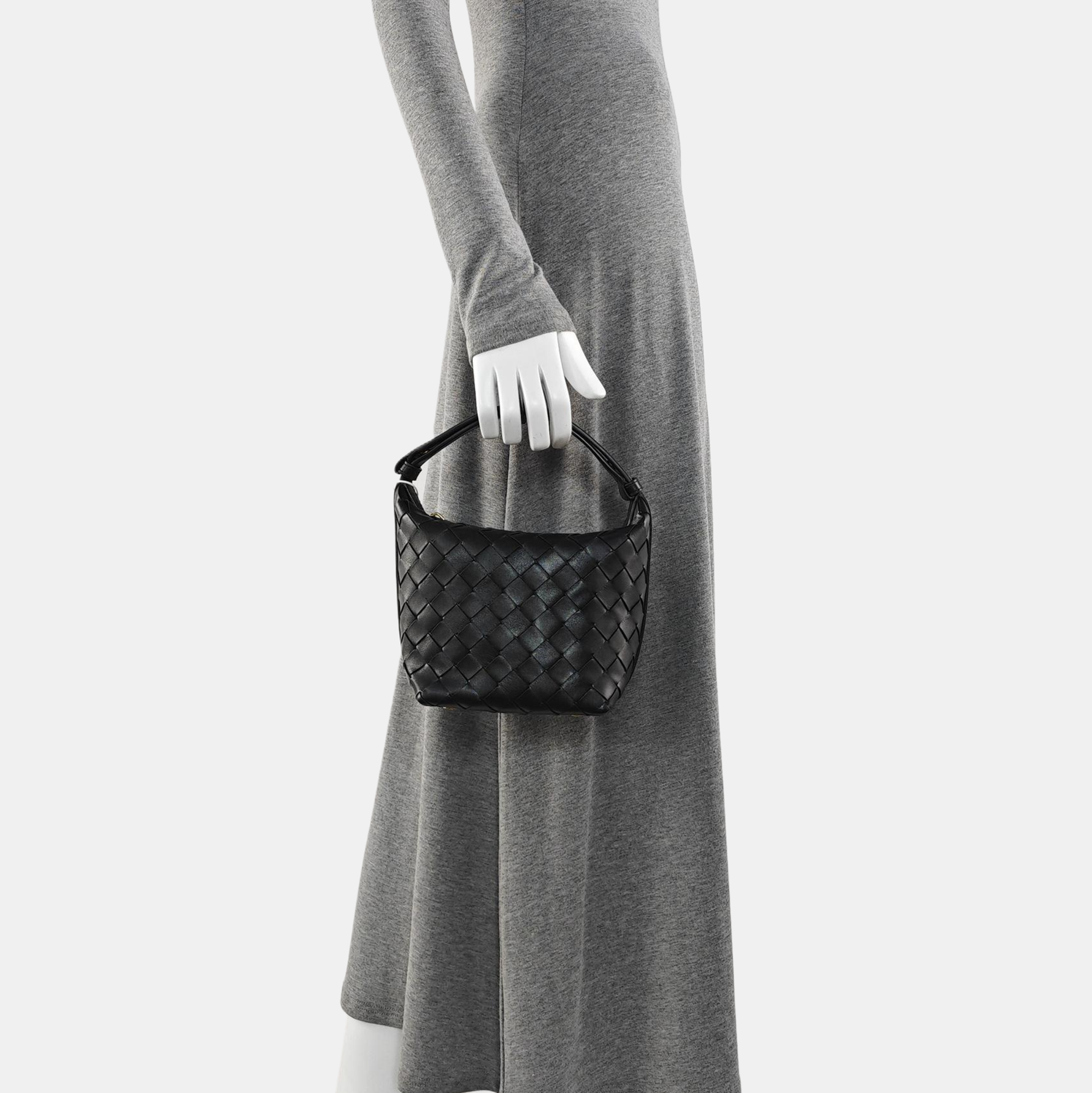 Candy Wallace Super Mini Calfskin Black