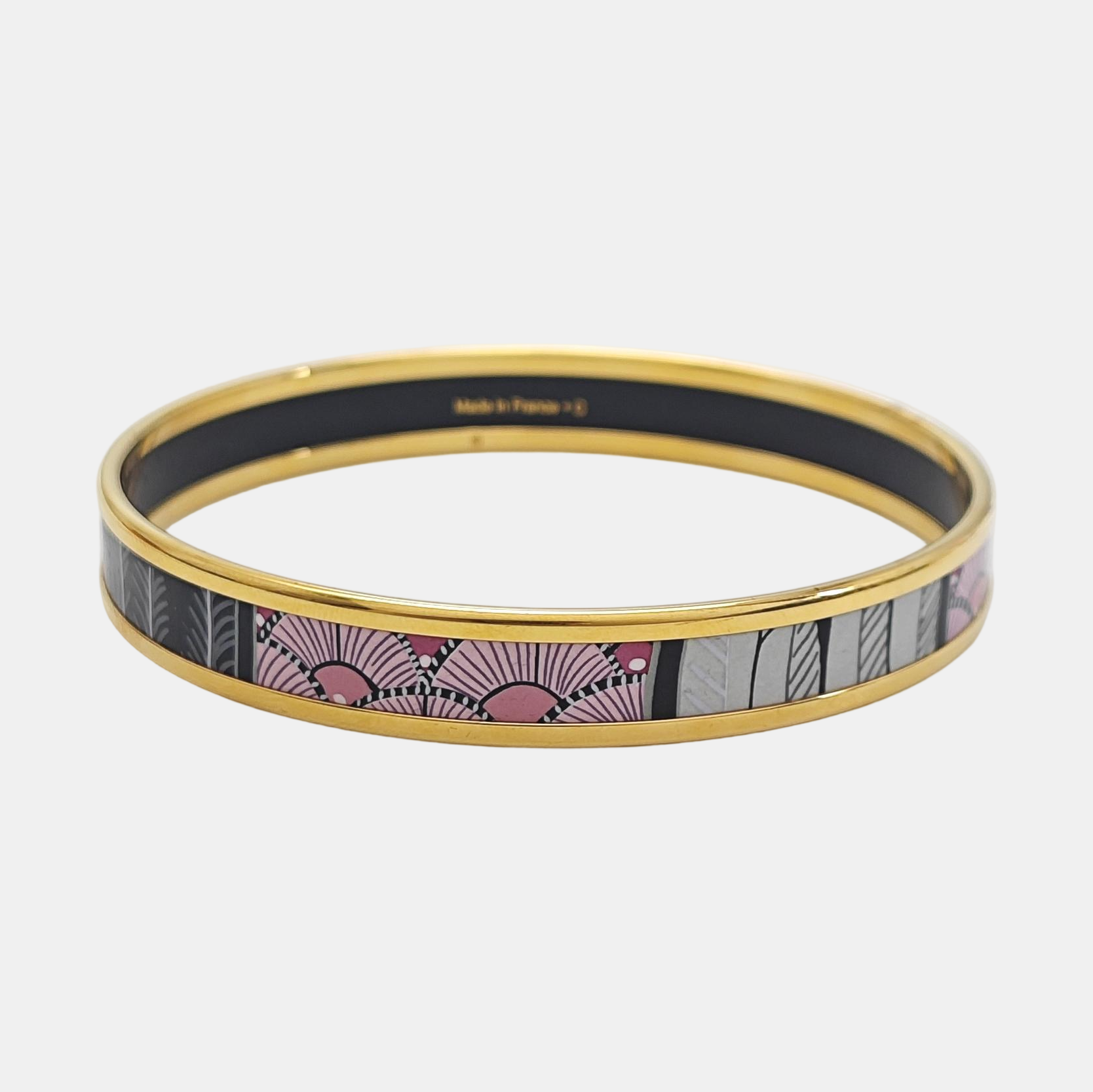 Email Metal Gold Bangle