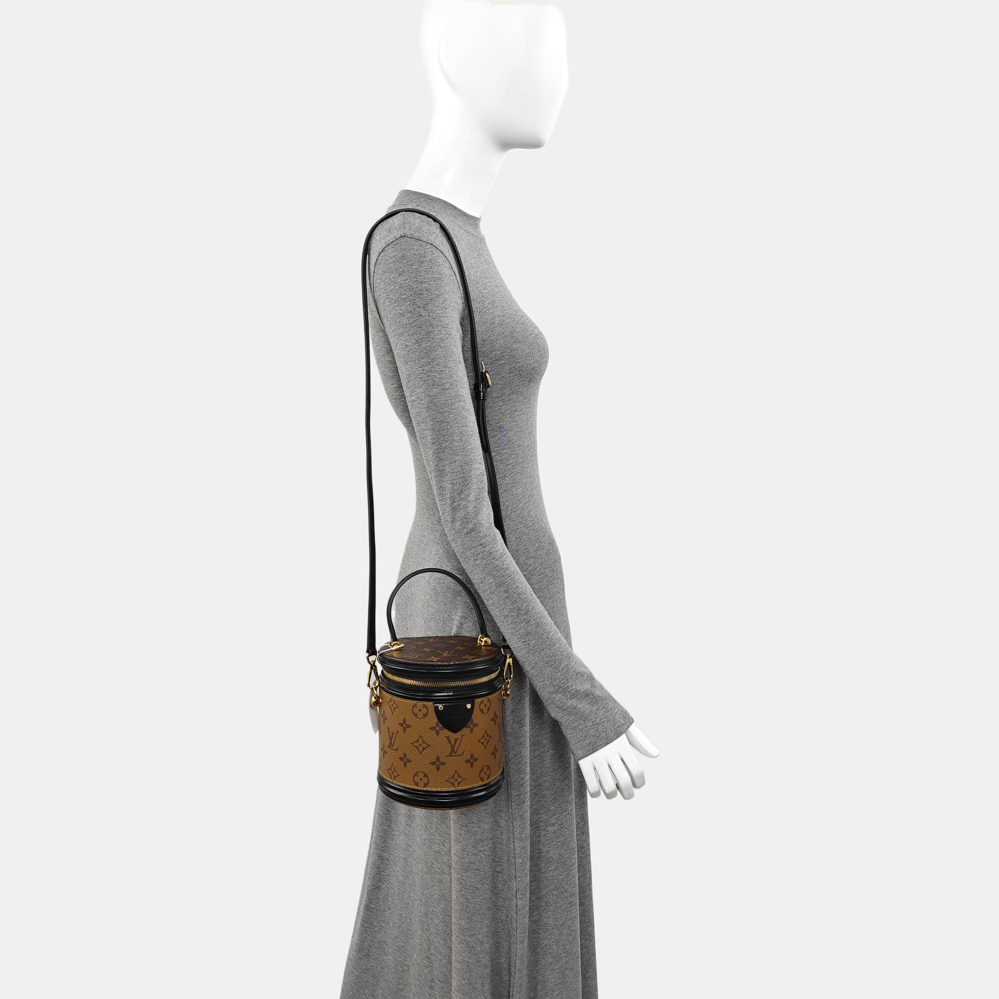 CANNES PM Monogram Coated Canvas Brown