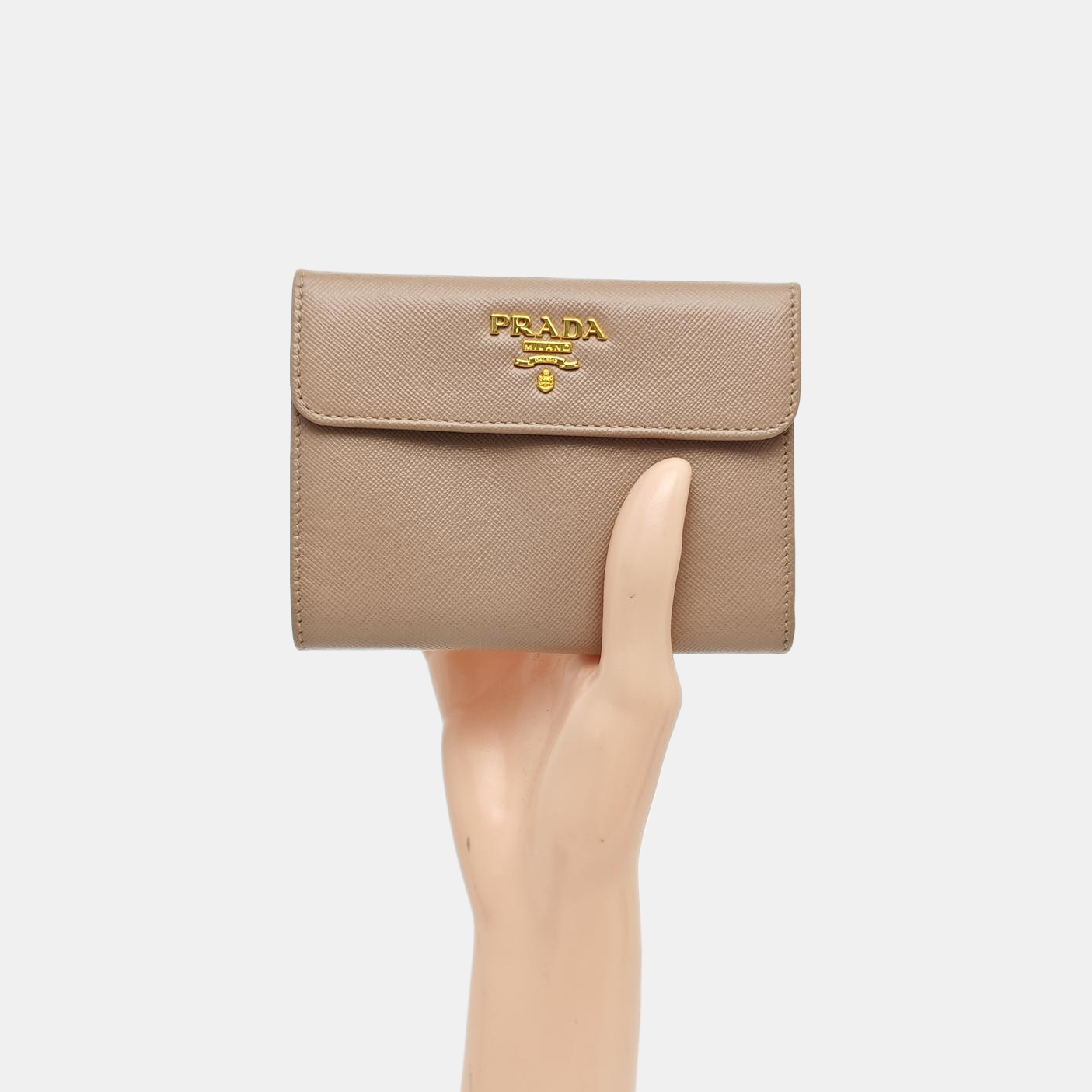 Saffiano Calfskin Wallet Pink