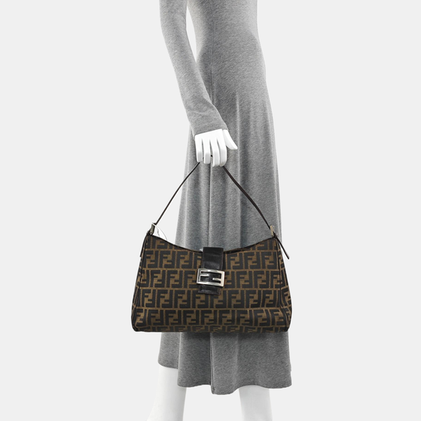 Canvas Shoulder Bag Brown