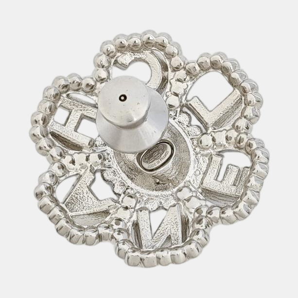 Metal Silver Brooch