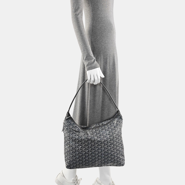 Hobo Coated Canvas Gray